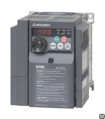 Фото Инвертор FR-D740-050-EC, 2,2kW; 3x380-480V; 5A, IP20 Mitsubishi