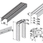 фото Профиль металлический и комплектующие