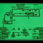 фото План эвакуации фотолюм по ГОСТ Р12.2.143-2009. На бумажной основе.