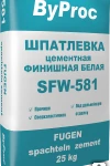 фото Шпатлевка финишная белая морозостойкая SFW-581 W 25 кг ByBroc (Бипрок)