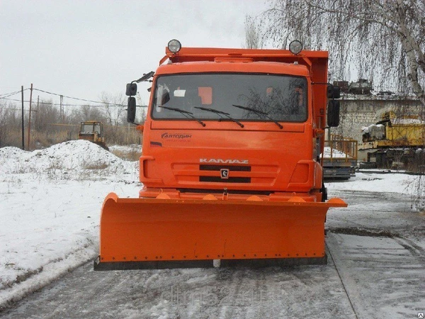 Фото Передний автомобильный городской отвал с резиновым ножом