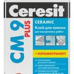 фото Клей для плитки CERESIT СМ 9, 25кг