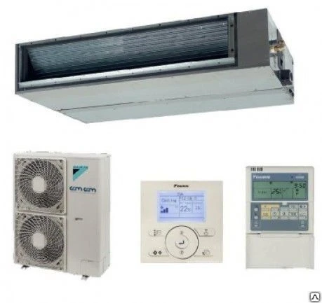 Фото Высоконапорные кондиционеры канального типа Daikin FDQ125C/RR125BW1