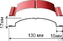 Фото Евроштакетник радиусный/прямоугольный окрашенный под дерево t=0,45 mm