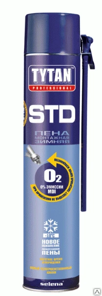 Фото TYTAN Пена монтажная O2 STD 750 мл зимняя