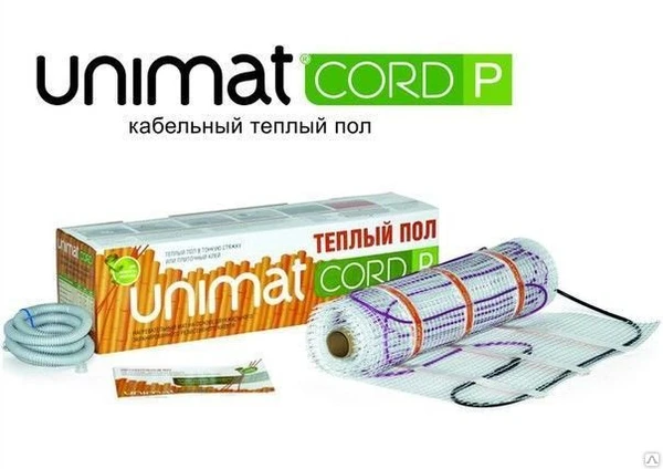 Фото Тёплый пол кабельный UNIMAT CORD P 140