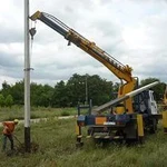 фото Бурение под столбы