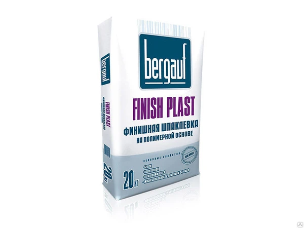 Фото Шпаклевка Bergauf полимер финиш Finish Plast (20 кг)