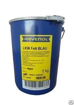 Фото Смазка Ravenol LKWFett Blau 5кг. синего цвета