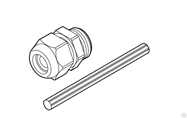 Фото Кабельный сальник М20 с термоусаживаемой трубкой GL-44-M20-KIT