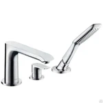 фото Hansgrohe PuraVida 15432000 Смеситель на борт ванны на 3 отверстия Hansgroh