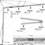 фото Аренда башенного крана Terex Comedil CBR 40H-4, Ростов-на-Дону