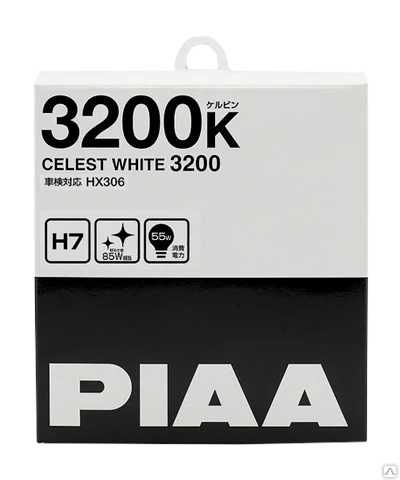 Фото Галогенные лампы PIAA High Power H7 3200K