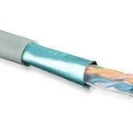 фото Кабель витая пара F/UTP кат.5E 4х2х24AWG solid PVC FUTP4-C5E-S24-IN-PVC-GY-305 сер. (м) Hyperline 42052