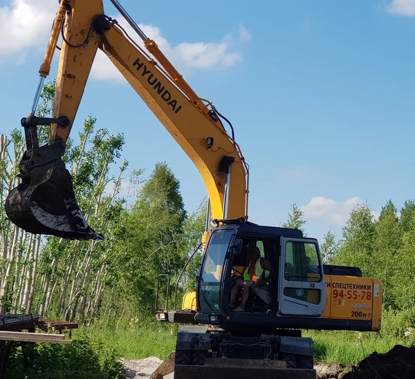 Фото Аренда колёсного экскаватора Hyundai R200W-7