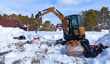 Фото Услуги миниэкскаватора, вес 3800кг, техника новая