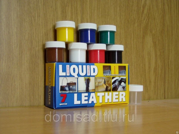 Фото Комплект средство Жидкая Кожа Liquid Leather для ремонта сиденья