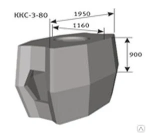 Фото Колодец кабельной связи ККС 3-80