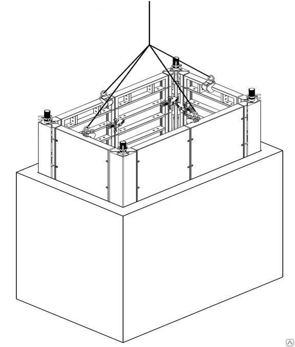 Фото Опалубка лифтовых шахт
