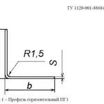 фото Профиль горизонтальный основной (ПГ),40*40,оцинкованный