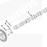 фото Приводная шестерня распределительного вала Cummins ISC QSC 3944298 3942891