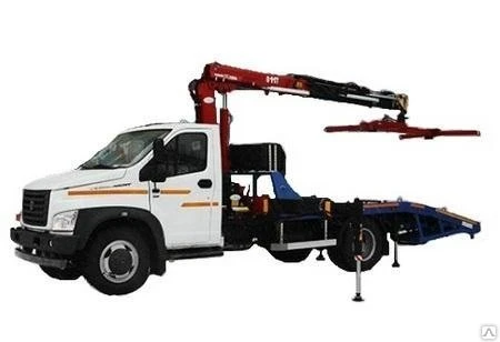 Фото Эвакуатор ГАЗ ГАЗон NEXT С КМУ FASSI F100АТ.12