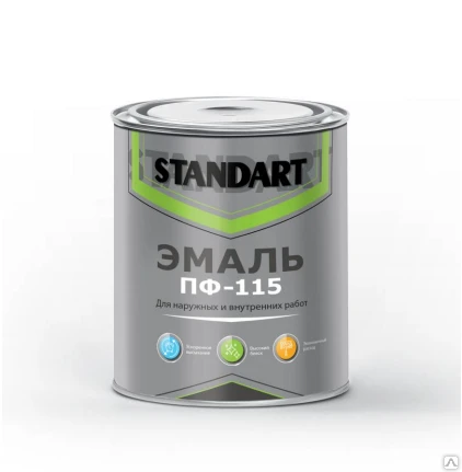 Фото Эмаль ПФ-115 серая STANDART 20кг STANDART