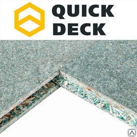 Фото Плита ДСП влагостойкая Quick Deck Professional 12*1830*600 пачка 100 л.