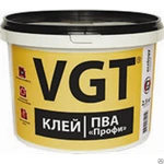 фото Клей ПВА профи VGT (1 кг; 2,5 кг; 10 кг; 30 кг)