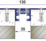 фото Деформационные швы накладные шириной 30 мм для пола (2)