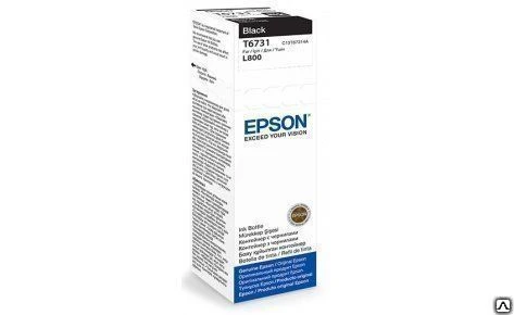 Фото Чернила Epson для L800 T6731, Черный