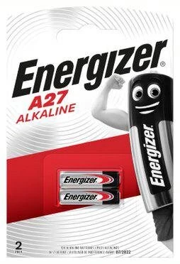 Фото Элемент питания алкалиновый ENR Alkaline A27 FSB2 (блист.2шт) Energizer E301536400