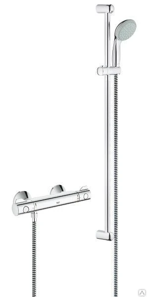 Фото Grohe Grohtherm 800 34566000 Термостат для душа с душевым гарнитуром Grohe