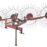 фото Грабли- ворошилки ГВН-4 (4-х колесные Россия)