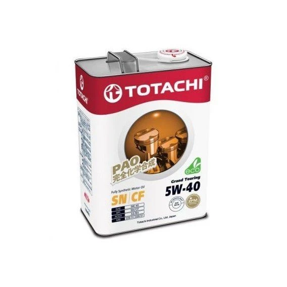 Фото Синтетическое моторное Масло TOTACHI Grand Touring 5W40 4л+1л