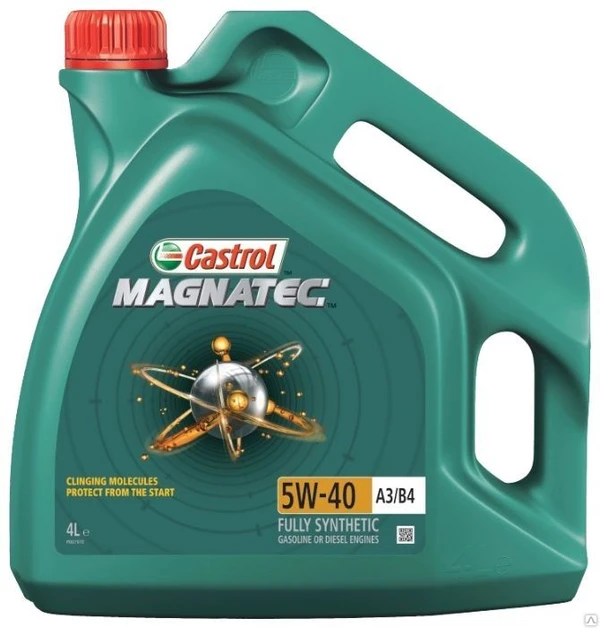 Фото Моторное масло Castrol MAGNATEC 5w40 A3/B4 4л