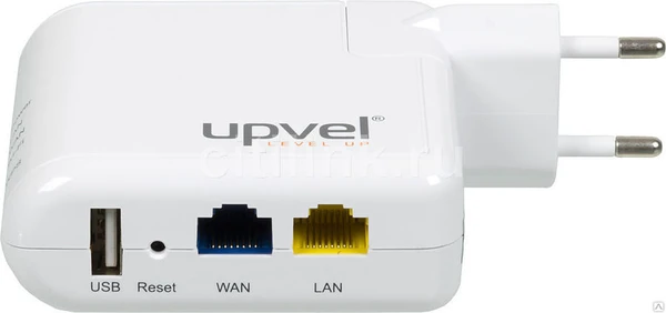 Фото Маршрутизатор беспроводной UPVEL UR-322N4G+ESET NOD32 3 мес., белый.