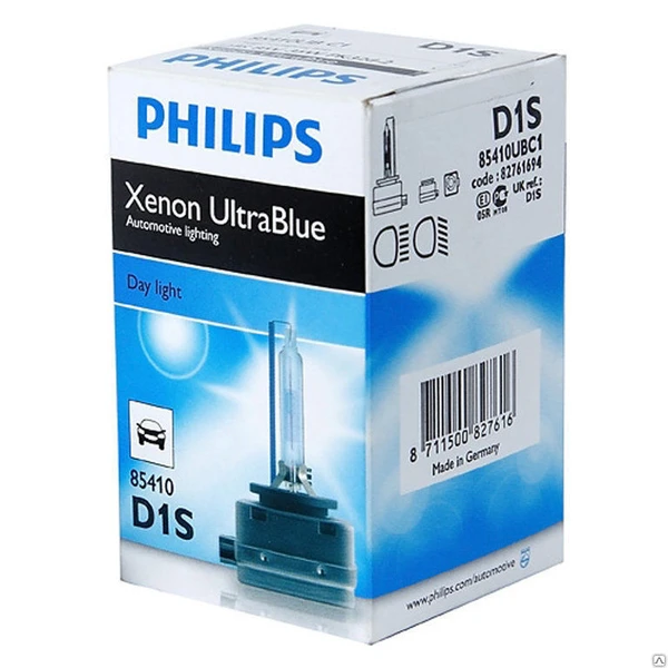 Фото Philips D1S 6000K 85410, Ксеноновая лампа