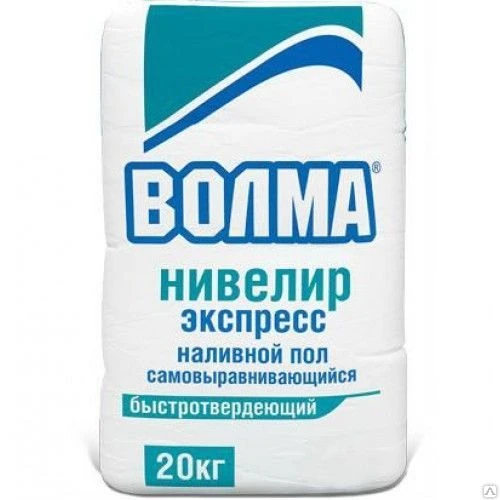 Фото Наливные полы гипсовые "Волма-Нивелир Экспресс" 20 кг (64шт.)