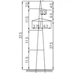 фото Промежуточная опора ЛЭП 220 Кв- 2П220-3