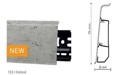 Фото Плинтус  Arbiton INDO 133 Oxford, Оксфорд (2500х70х26 мм)
