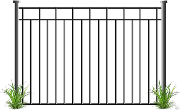 Фото Забор стальной
