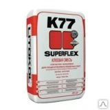 Фото Клеевая смесь для крупноформатной облицовочнй плитки SUPERFLEX К77, 25 кг