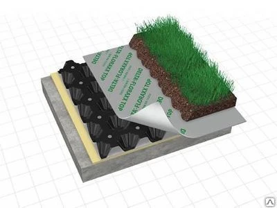 Фото Геомембрана Delta FLORAXX TOP