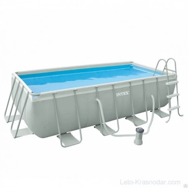 Фото Каркасный бассейн Intex Rectangular Ultra Frame Pool 400x200x100 
28350