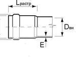 фото Труба НПВХ канализационная класс жесткости SN 2 Dn315 E 6,2 L6140 опт