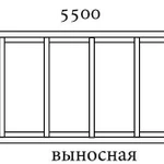 фото Лоджия выносная 6-ти створчатая