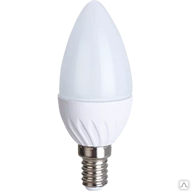 Фото Лампа светодиодная Ecola Light candle LED 5,0W 220V E14 2700K свеча 100x37