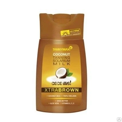 Фото Молочко Brown Coconut Milk для загара с нат. бронзатором 2го действия 1835