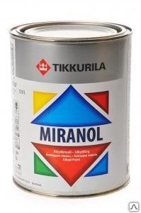 Фото Тиккурила Tikkurila Эмаль тиксотропная MIRANOL А 0,9л